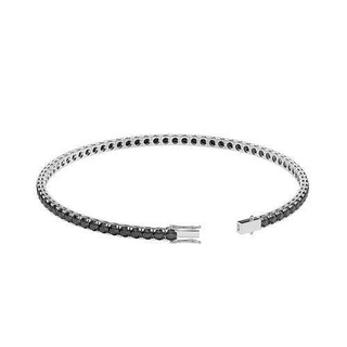 tennic braccialetto giro gioielleria braccialetti gioiello 3dmodel cad diamante argento oro ottone bianca moda gemma 3d print model - Mito3D