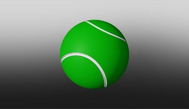 tennis palla sport giocattolo gioco esercizio giochi giocattoli accessori 3d print model - Mito3D