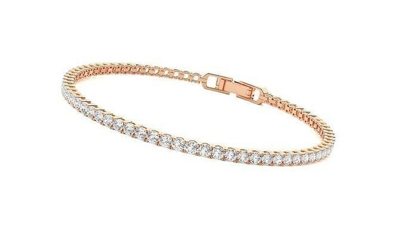 tennis bracelet haute bijoux 3dm stl rend détails chaîne lourd unisexe diamant imprimable bijou mariage luxe bracelets cubain italien 3d print model - Mito3D