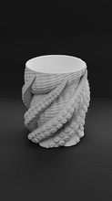tentacule coquille tasse 3d impression imprimable récipient décoration maison cuisine manger 3d print model - Mito3D