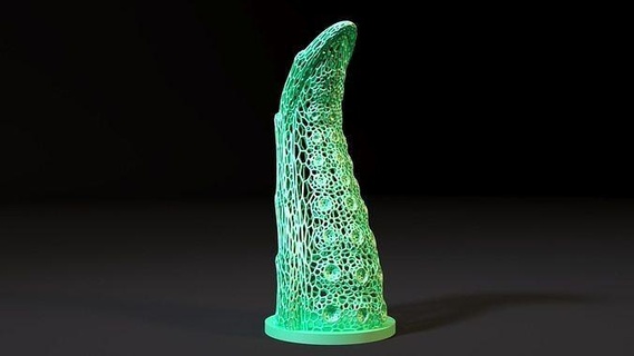dokunaçlar heykelcik Kraken ahtapot dokunaç mitolojik yaratık deniz Voronoi dekor Sanat heykel okyanus balık canavar omurgasız tekne karakter fantezi 3d print model - Mito3D