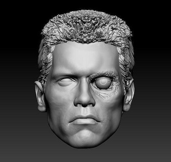 terminador 1 Figura acción juguete Schwarzenegger película pasatiempo bricolaje diy 3d print model - Mito3D