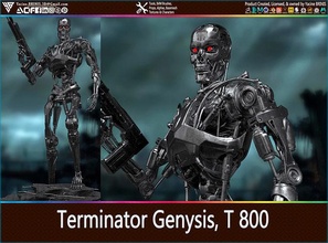 terminator genysis t800 3d model robot robotic hard surface modeling tech miniature statue collection collectible skydance print printable printing zbrush industrial electronic games toys 3d print model - Mito3D