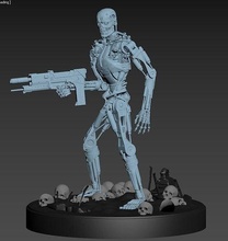 terminateur 800 endosquelette requis 3d impression modèle robot apocalypse machine Jeux jouets 3d print model - Mito3D