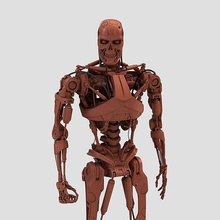 terminator t-800 genisys endoskeleton 3d t 800 character skynet cyborg machine model robot robotic print printing printable hobby diy robotics 3d print model - Mito3D