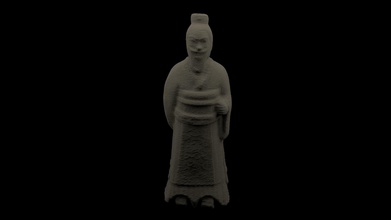 terracotta soldier 3d printable art china statue army infantry chinese sculptures 3d print model - Mito3D