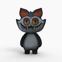 dehşet verici kedi ekici stl 3d baskı hayvan evcil doğa yavru tencere sulu dekorasyon yaratıcılık ev fikir robert orman mobilya dekor 3d print model - Mito3D