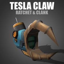 tesla claw - ratchet clank ratchetandclank games toys game accessories 3d print model - Mito3D