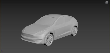 tesla model y 2020 small scale car cars hobby american auto automotive s sport printcar print drive rc toy plastic diy 3d print model - Mito3D