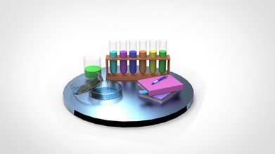 test tubo 3d modello attività commerciale laboratorio plastica scienza chimica giochi giocattoli 3d print model - Mito3D