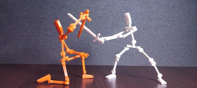 tester télécharger mobile action jouets figurines Facile art Jeux 3d print model - Mito3D