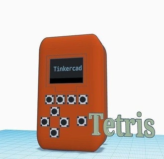 Tetris Arduino DIY Elektronik Hobby Robotik Technologie Computer Roboter Nano kreativ 3d print model - Mito3D