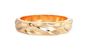 strutturato oro squillare stampabile diamante nozze cad moda gioielleria argento fidanzamento bellezza contemporaneo anelli 3d print model - Mito3D