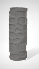 textured rolling pin cobblestone wargame scenery texture terrain games toys board 3d print model - Mito3D