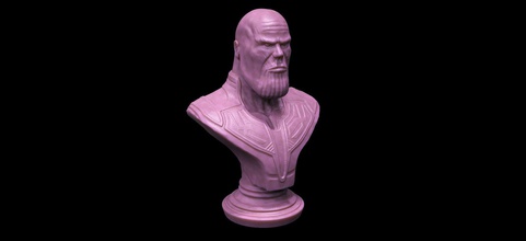 thanos marvel avengers statue movie sculpture character cup tableware drink coffee head scifi 3dprinting face figure porcelain anatomy sculptures art 3d print model - Mito3D