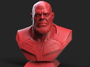 Thanos büst hayret Demir Adam titan Hulk Yenilmezler dc Kaptan sonsuzluk savaşı vizyon Thor Loki kahraman heykel Örümcek komik galaksinin gardiyanları Groot minyatürler figürinler Sanat heykeller 3d print model - Mito3D