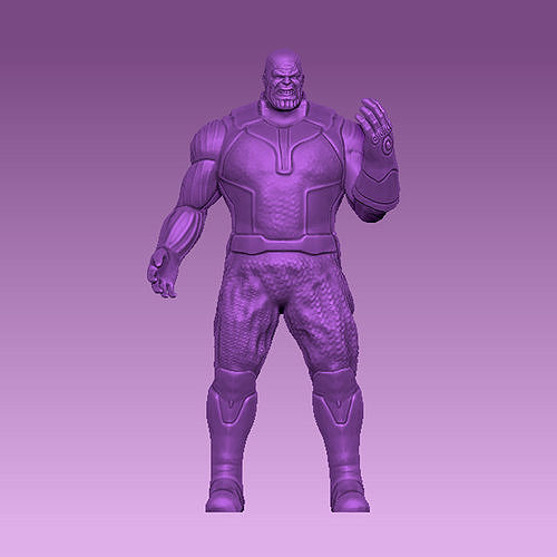 thanos marvel avengers character ironman sculptures iron man hulk spiderman hero batman endgame infinity infinitywar games thor art collectibles fantasy 3D print model - Mito3D