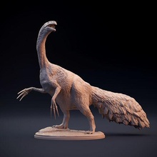 Therizinosaurus hayvan canavar yaratık dino Dinozor şekil Jurassic kertenkele gerçekçi sürüngen heykel minyatür yırtıcı tarih öncesi dnd nesli tükenmiş Theropod Sanat heykeller 3d print model - Mito3D