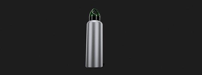 thermos water bottle drink steel coffee stainless metal tea house kitchen dining 3d print model - Mito3D