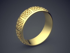 1730 kalın işlemeli yüzük takı altın mücevher düğün nişan elmas parlak cad gem platin yazdırılabilir Gümüş detay tasarım 3d print model - Mito3D