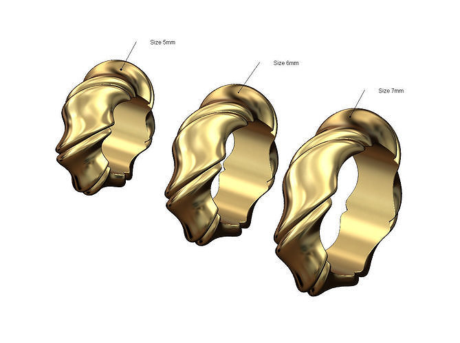 français tordu perle charme corde câble tressé bracelet pendentif bijoux imprimable or argent Collier mode résultats 3d modèle bracelets 3D print model - Mito3D