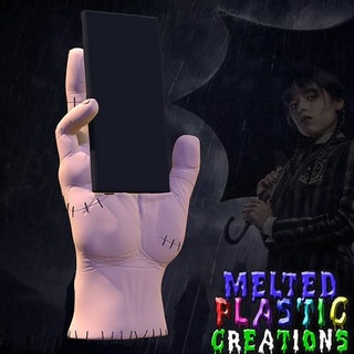 thing adams - cellphone stand wednesday hand family new series netflix art sculptures 3d print model - Mito3D