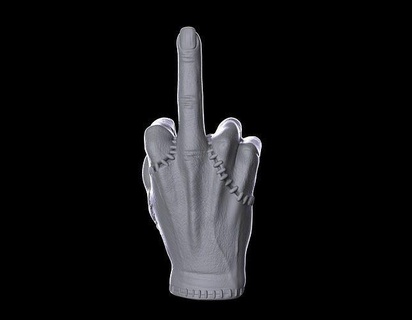 cosa Addams addmsfamilia desconocido miércoles mano dedo tinburton serie Arte esculturas 3d print model - Mito3D
