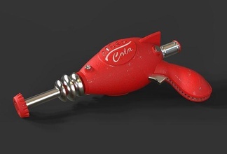 thirst zapper fallout prop cosplay diy hobby soda drink sci fi scifi futuristic laser vault 76 nuka cola nukacola thirstzapper games toys 3d print model - Mito3D