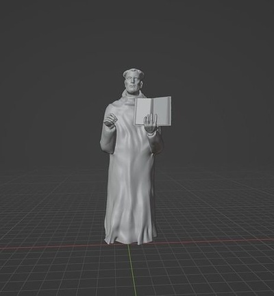 thomas aquinas thomasaquinas church italian philosopher theologian scholasticism scholastic priest saint papa vatikan religion art sculptures 3d print model - Mito3D