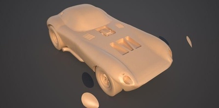 Thomas guepardo imprimível carro corrida corpo gm motores Chevrolet chevy corveta Shelby cobra passatempo faça automotivo 3d print model - Mito3D
