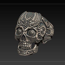 thomas wittelsbahc cranio anello di stile gioielli wittelsbach anelli teschi 3dring rocker rocknroll skullring peltro tomas tomaswittelsbach amore 3dprint argento cool 3d print model - Mito3D