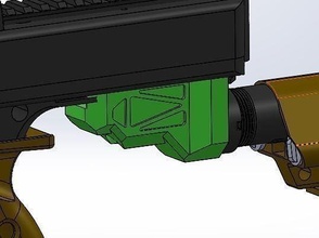 thompson airsoft aeg lager adapter scifi hobby diy 3d print model - Mito3D