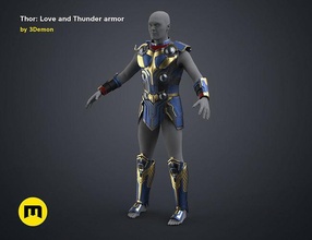 thor armor - love thunder marvel superhero comic hero wearable costume jane universe hemsworth metal games toys 3d print model - Mito3D