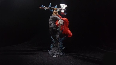 thor avengers endgame mcu marvel printable art figurine sculpture statue illustration sculptures 3d print model - Mito3D