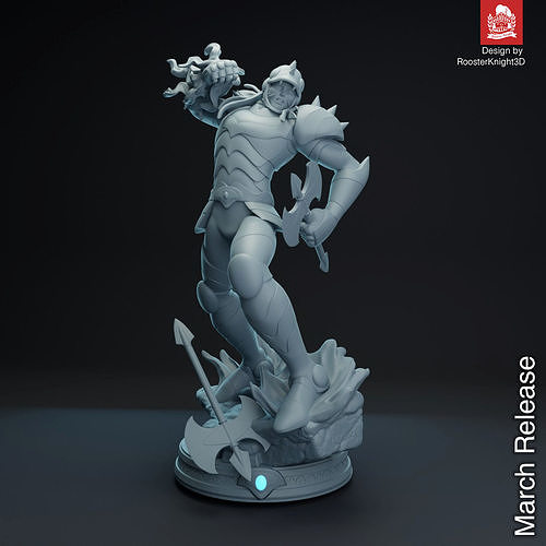 Thor phecda gamma Saint seiya Dieu guerrier Asgard Seiya anime manga parrain art sculptures 3D print model - Mito3D