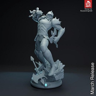 Thor phecda gamma Saint seiya Dieu guerrier Asgard Seiya anime manga parrain art sculptures 3d print model - Mito3D