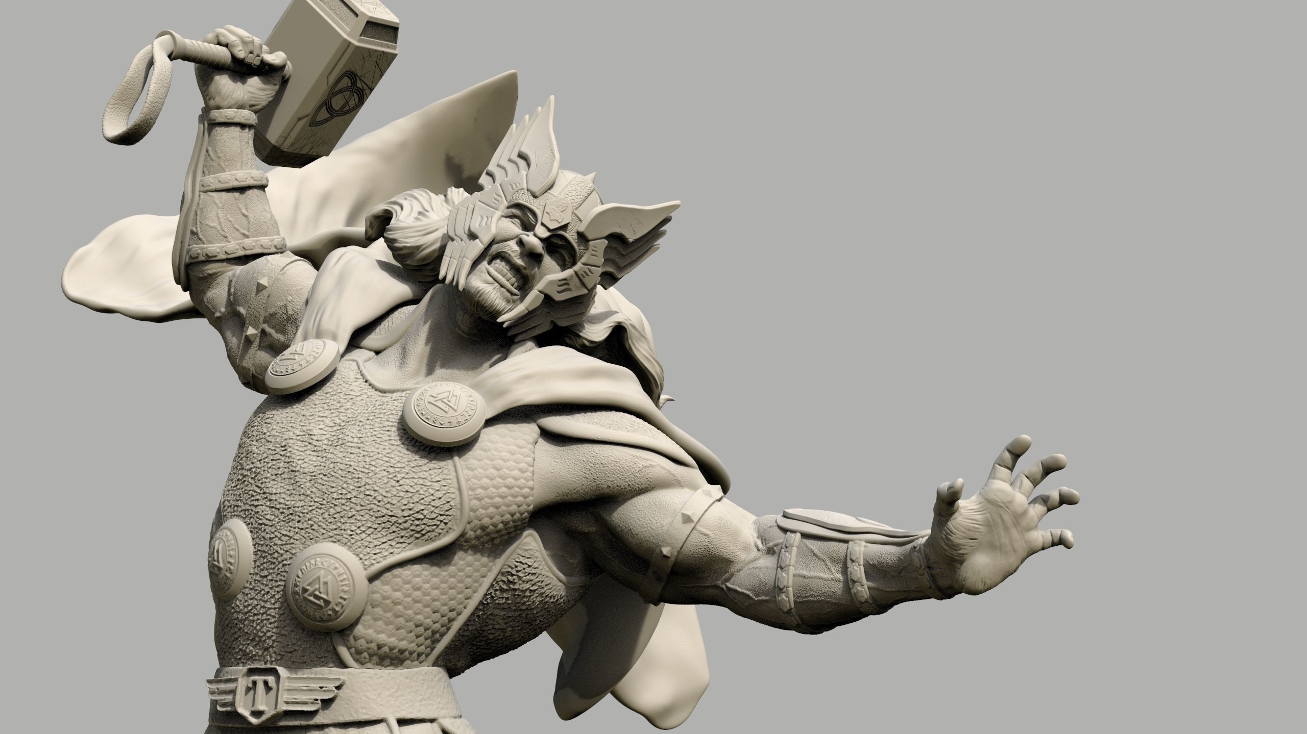 odin god war 3D model ・ Mito3D