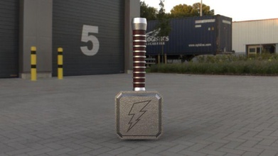 thor hammer 3d model games-toys marvel lightning mjolnir lightstar games toys other 3d print model - Mito3D