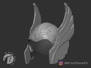 thor helmet - fan art marvel avengers cosplay endgame weapon armor captain accessories superhero comic film war battle stormbreaker infinity print mask toys games game 3d print model - Mito3D
