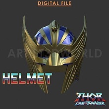 thor helmet love thunder 3d file stl marvel superhero god hammer iron man comics games toys 3d print model - Mito3D