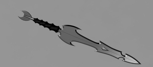 thor ragnarok hela inspirado espada réplica cosplay apuntalar afilado arma coleccionable disfraz daga maravilla vengadores pasatiempo bricolaje diy 3d print model - Mito3D