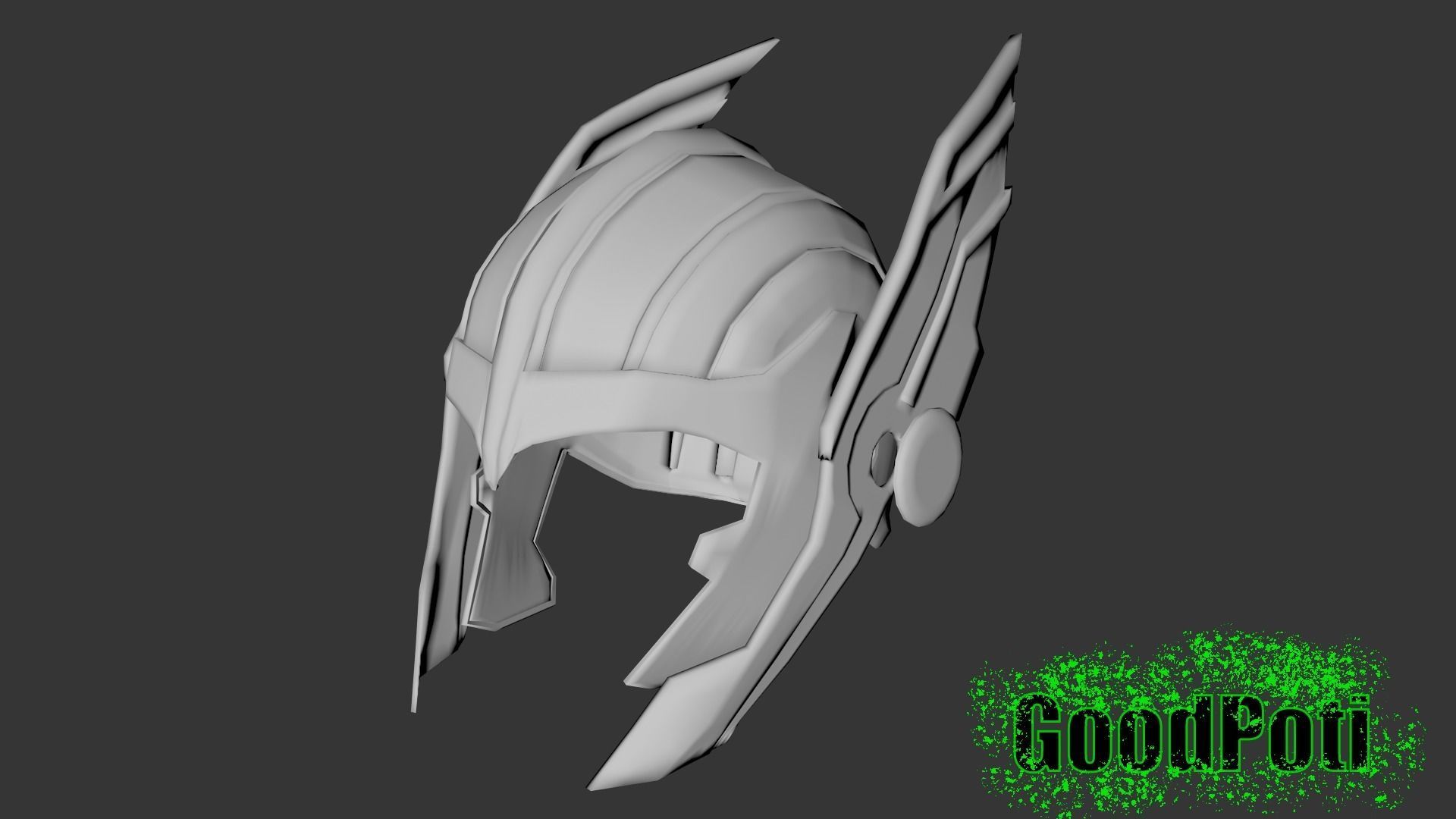 thor ragnarok casque jeux-jouets le 3d de modèle d'impression garçon l'homme jeu la bande dessinée marvel dc film 3ds obj stl jeux les jouets d'autres 3D print model - Mito3D