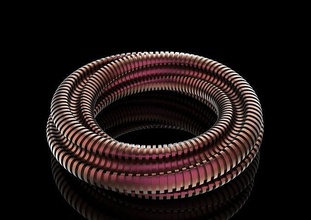 torio circular cuadro espiral tubo resumen estatua cambiar patrón curva cama impresión 3d geométrico forma corte desunido escritorio arte matemático 3d print model - Mito3D