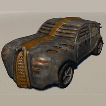 thracar hobby-diy vehículo coche de antigüedades hierro forjado arma militar blackfriday dae fbx hobby diy la automoción afición bricolaje 3d print model - Mito3D