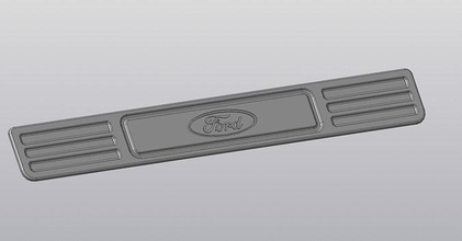 Schwellen Ford Tür Griff Aluminium Schwelle Hobby DIY Automobil 3d print model - Mito3D