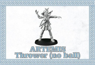 thrower artemis ball player fantasy football toy game miniature 3d 3dsculpture gametoys miniatures bloodbowl gamers play games toys board 3d print model - Mito3D