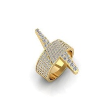 trovão masculino anel 3d modelo render jóia gema noivado Casamento jóias diamante imprimível ouro joalheria engagem moda esterlina branco brilhante solitário beleza argolas pingentes 3d print model - Mito3D