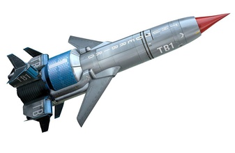 gök gürültüsü go numara roket oyuncak çocuklar karikatür uzay gemisi scott tracy oyunlar oyuncaklar 3d print model - Mito3D