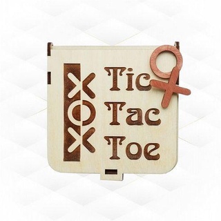 tic tac toe svg dxf design laser cutting game gift cut vector template pattern model cnc tictactoe noughts crosses games toys board 3d print model - Mito3D