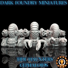 tide haunters - cephaloid assault tank darkfoundryminatures 28mm firstborn tabletop wargaming scifi miniatures games toys board chaos deathguard 3d print model - Mito3D
